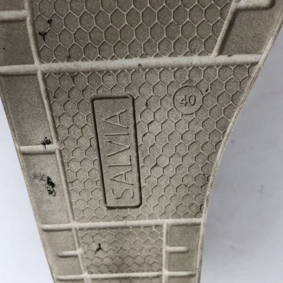 SALVIA Shoes Women's Sz 40 EU 9‎ US Brown Leather Lace Up Comfort Sneakers - Picture 11 of 12